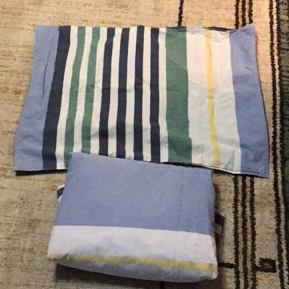 Nautica Striped Multicolor Twin Duvet Cover Set